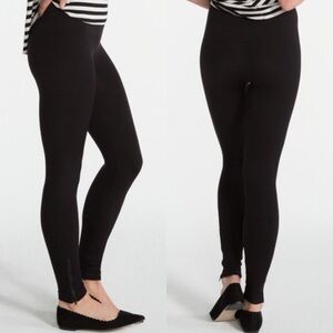 SPANX Seamless Side Zip Leggings Black Women’s S